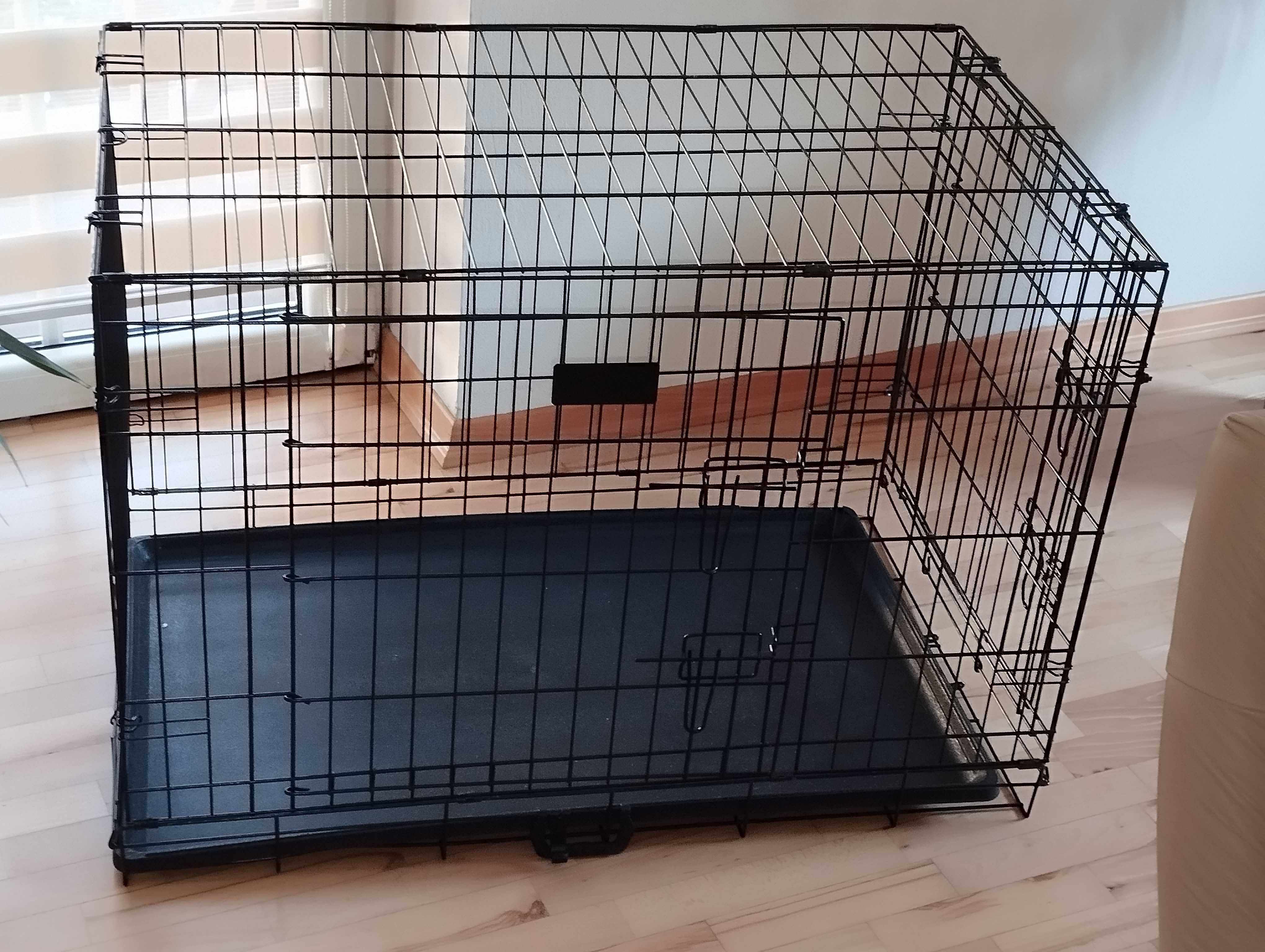 Metalowa klatka transportowa dla zwierząt / duży KOJEC XL  91x62x65