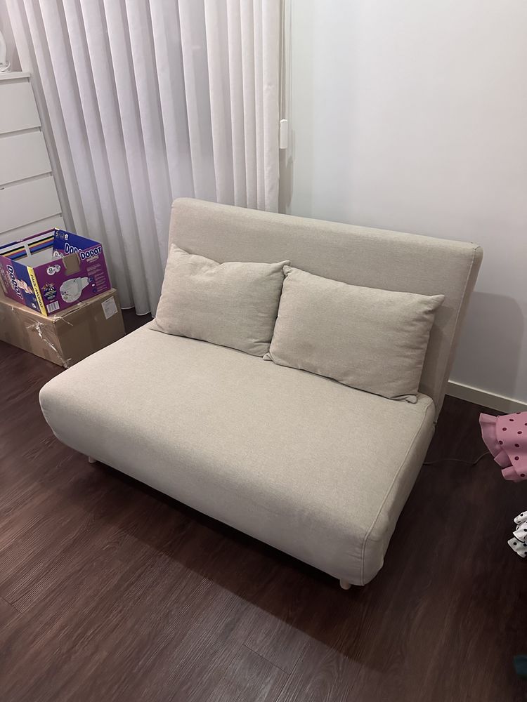 Sofá Cama Sklum - Bege - Quase Novo