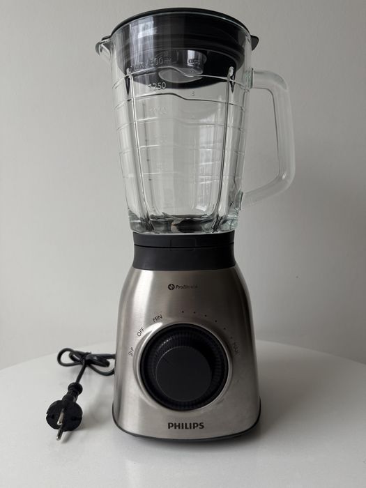 Блендер Philips HR3556 | 900W | Скляна чаша 1.5 л | Ідеальний стан