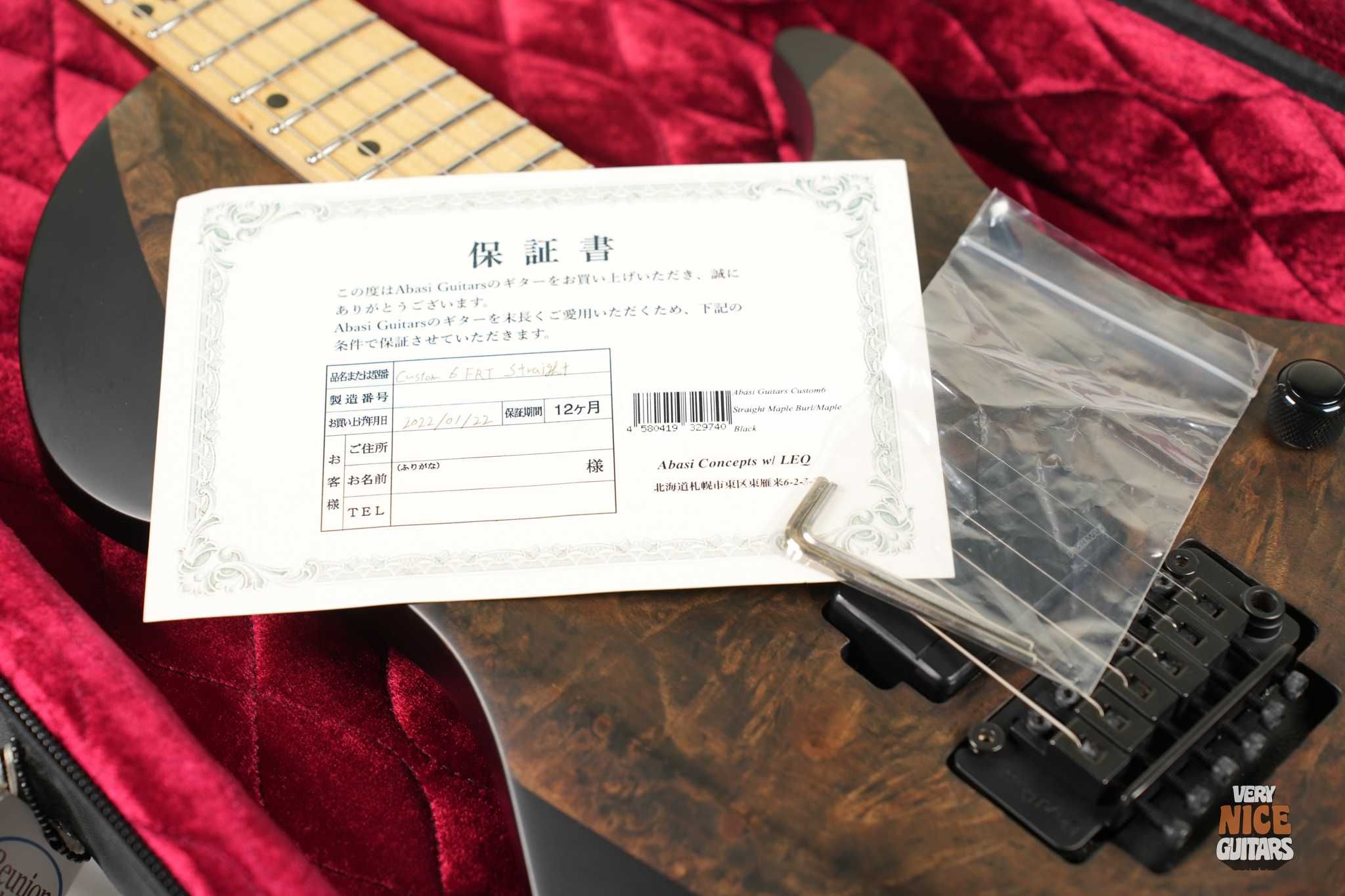 Abasi Guitars Larada 6 Custom / Prototype Made in the USA