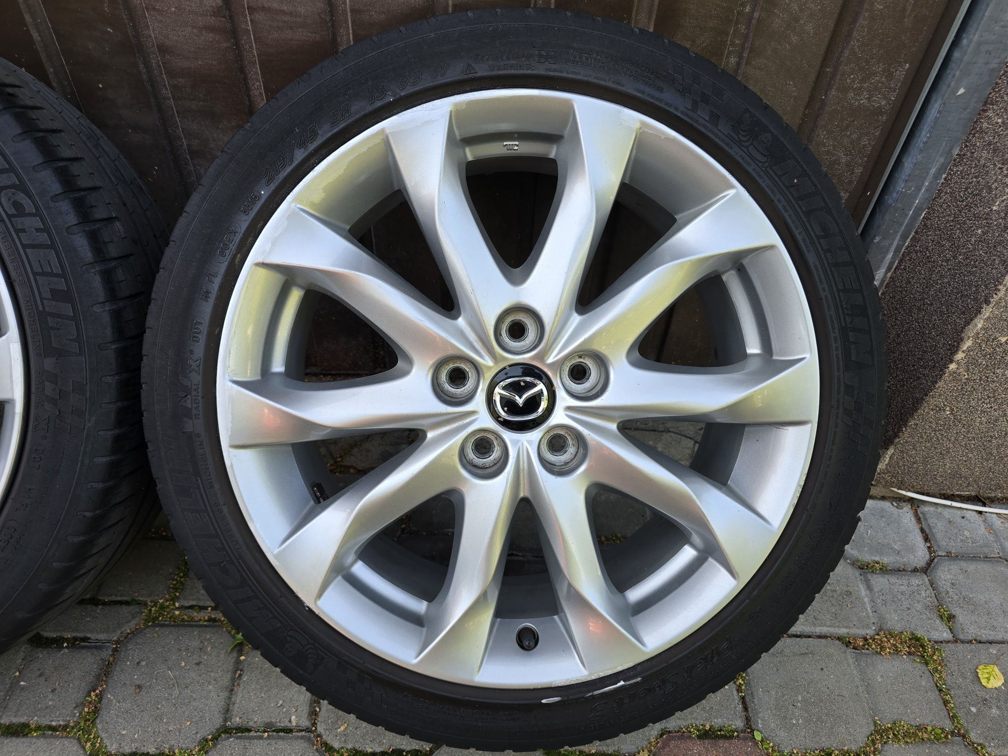 Felgi z oponami 215/45R18 Mazda 3 5x114,3 Premacy 5 6 MX-5 MPV