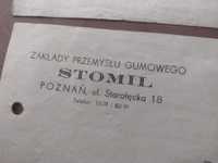 Stomil Poznań 1955 2 dokumenty