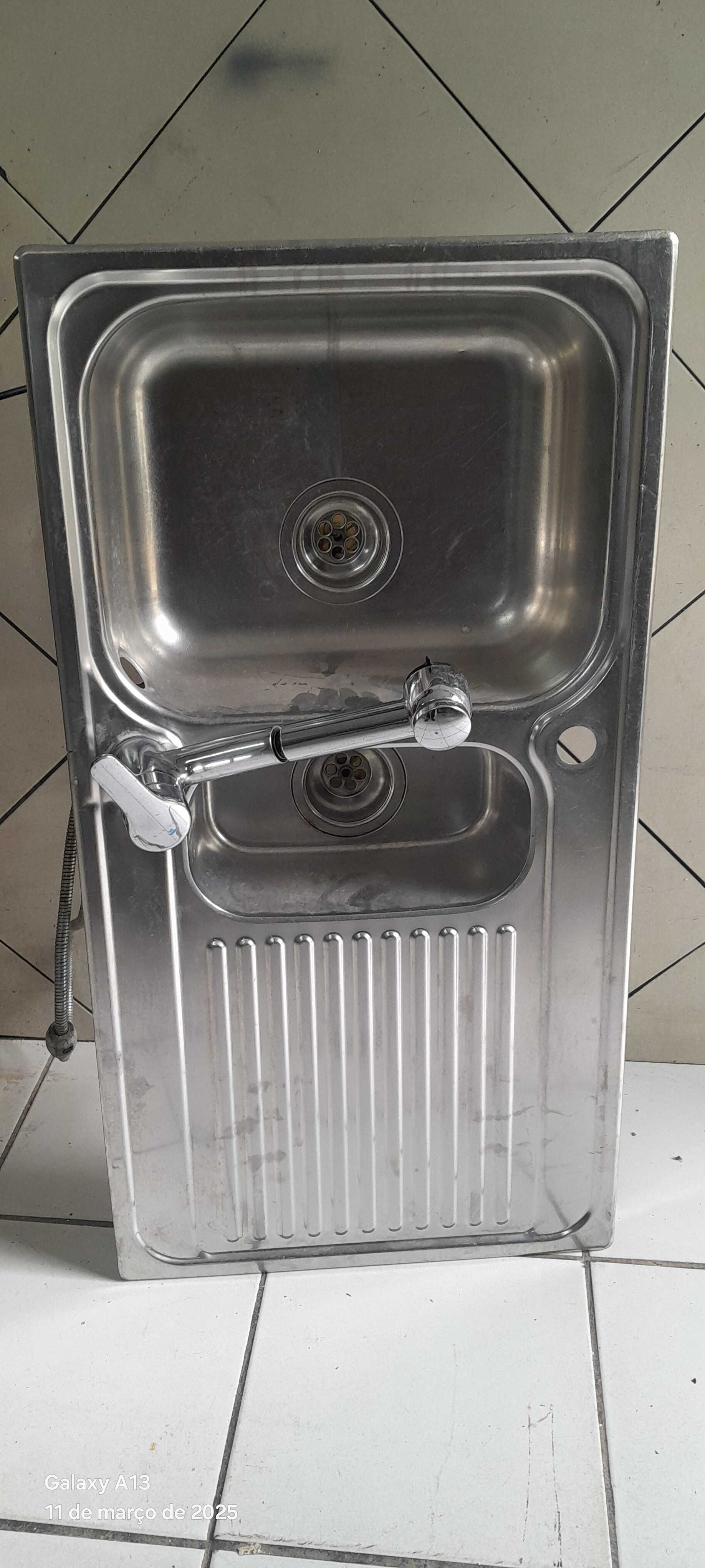 Banca inox lava-louças