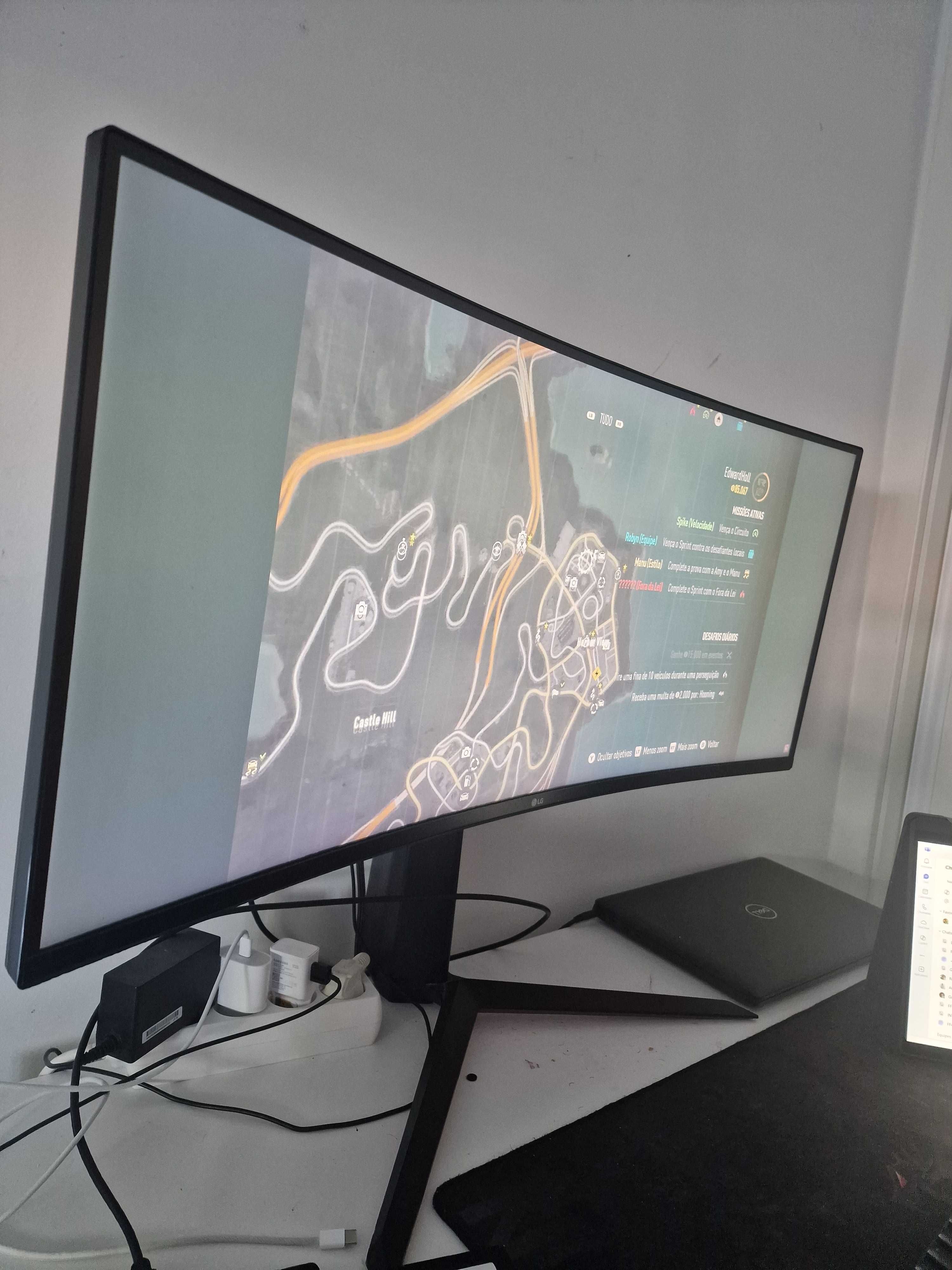 Monitor LG 34" ultrawide curvo