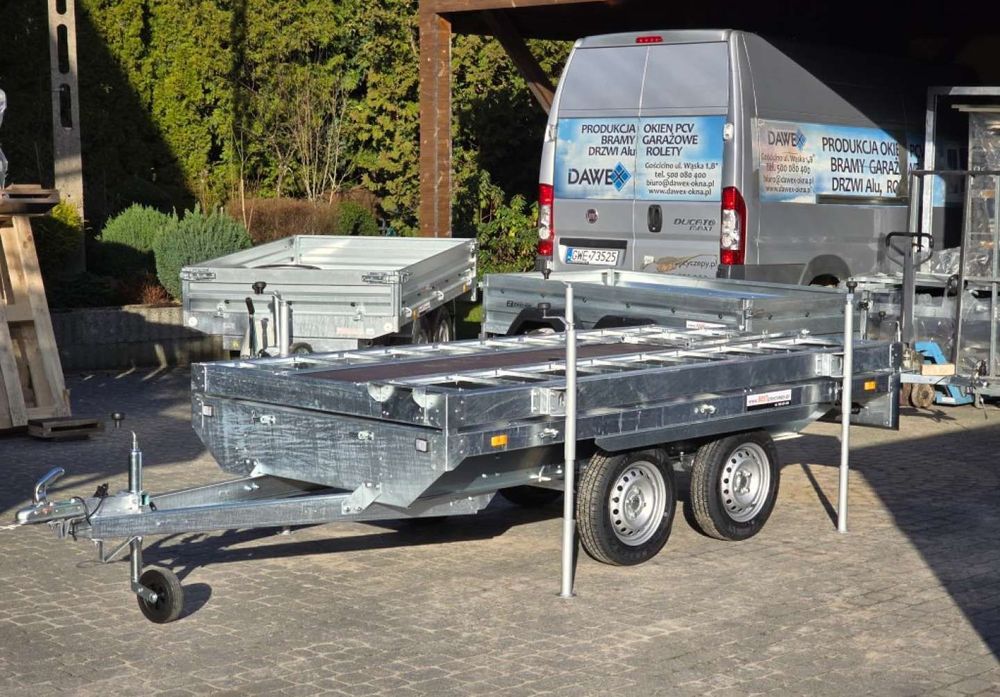 Zaslaw Przyczepa do przewozu uli Zasław 300 HL Hochlader 300 x 150 cm  Przyczepa do przewozu uli Zasław 300 HL Hochlader 300 x 150 cm