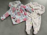 Mięciutki Pajacyk i bluza Minnie George 3-6m