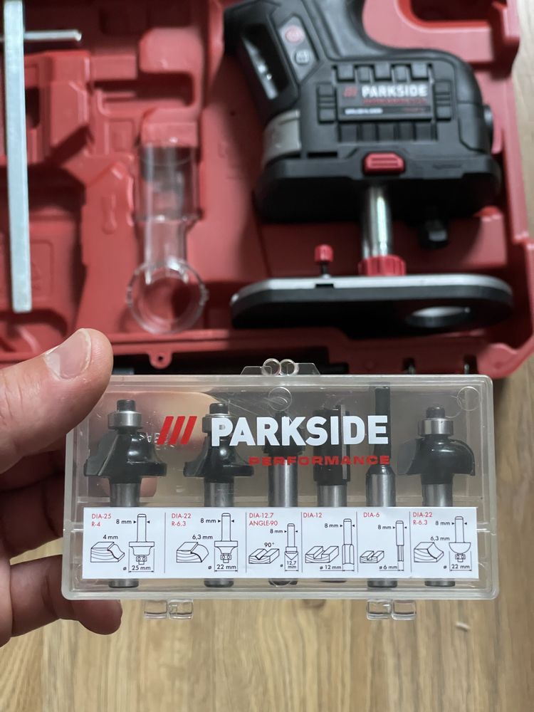 Frezarka górnowrzecionowa Parkside Performance 12V - PPAKF 12 A1