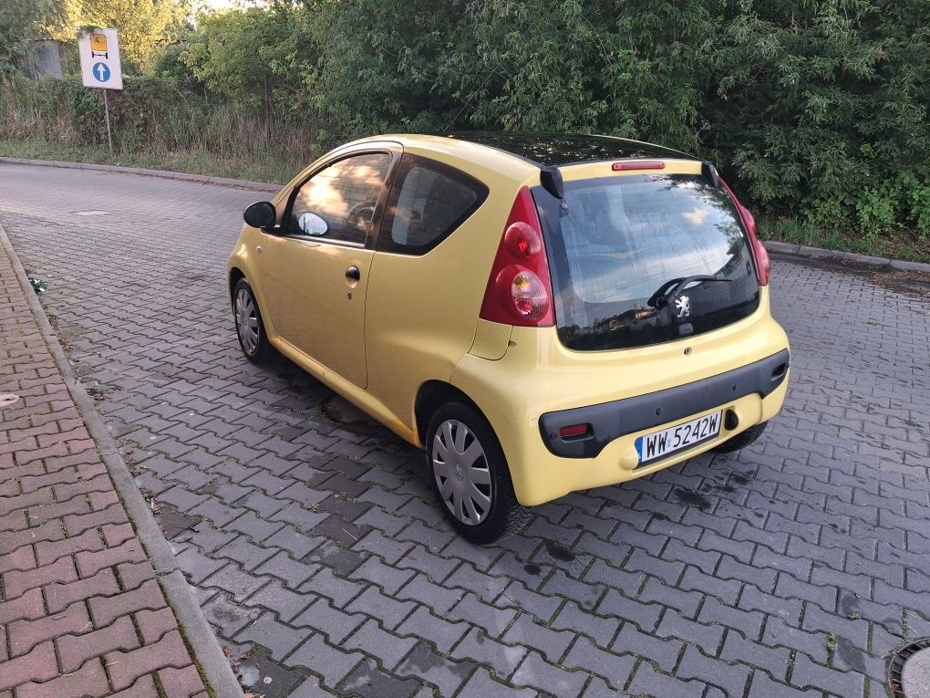 Żółta Strzała z silnikiem Toyoty* Peugeot 107* Nowe opony filtry olej*
