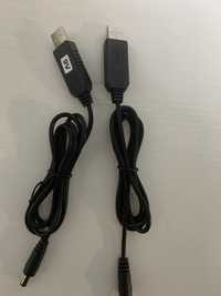 USB DC 5v 9v 12v кабель для роутеру від повер банку, адаптер питания
