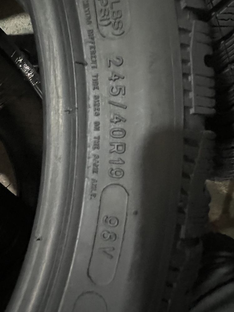 255/40/19+245/40/19 R19 Michelin Pilot Alpin PA4 4шт зима