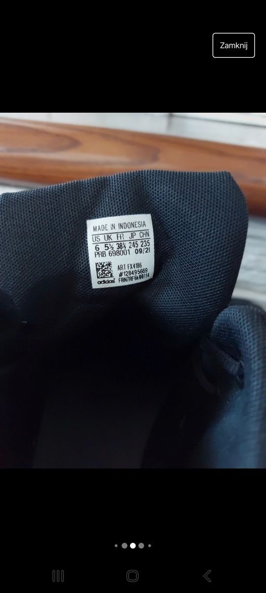 adidas terrex 38,5
