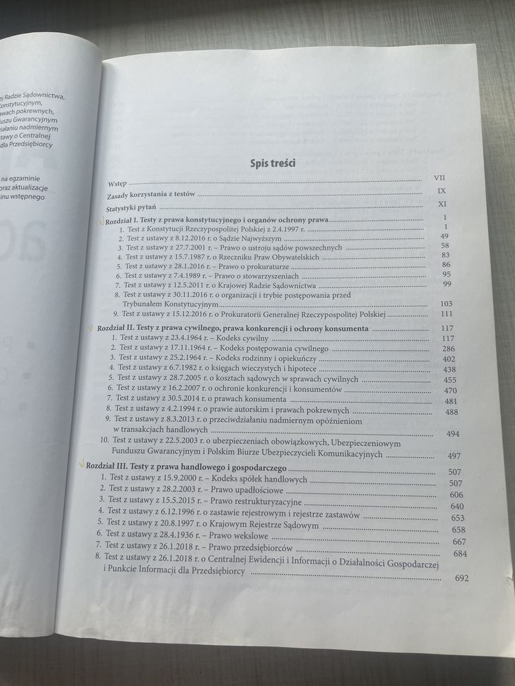 Książka aplikacja adwokacka testy prawo Stepaniuk 2022