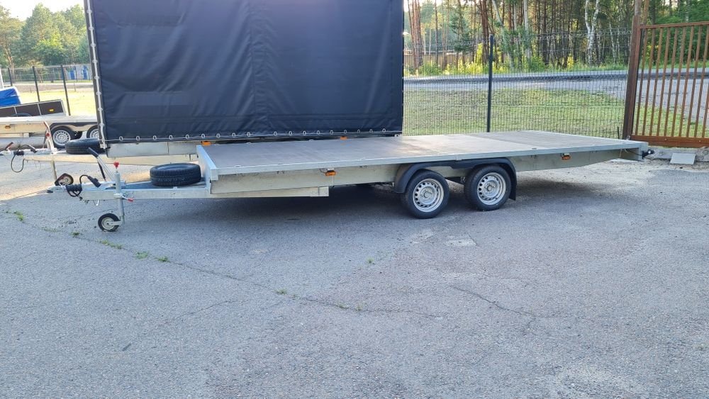 Новий причіп 5.1х2.1 вантажний оцинкований AL-KO, платформа KNOTT