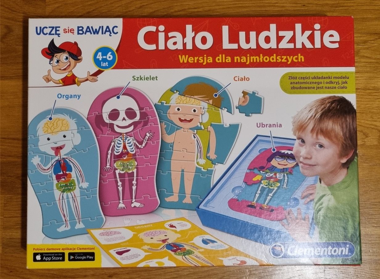 Puzzle edukacyjne Ciało ludzkie