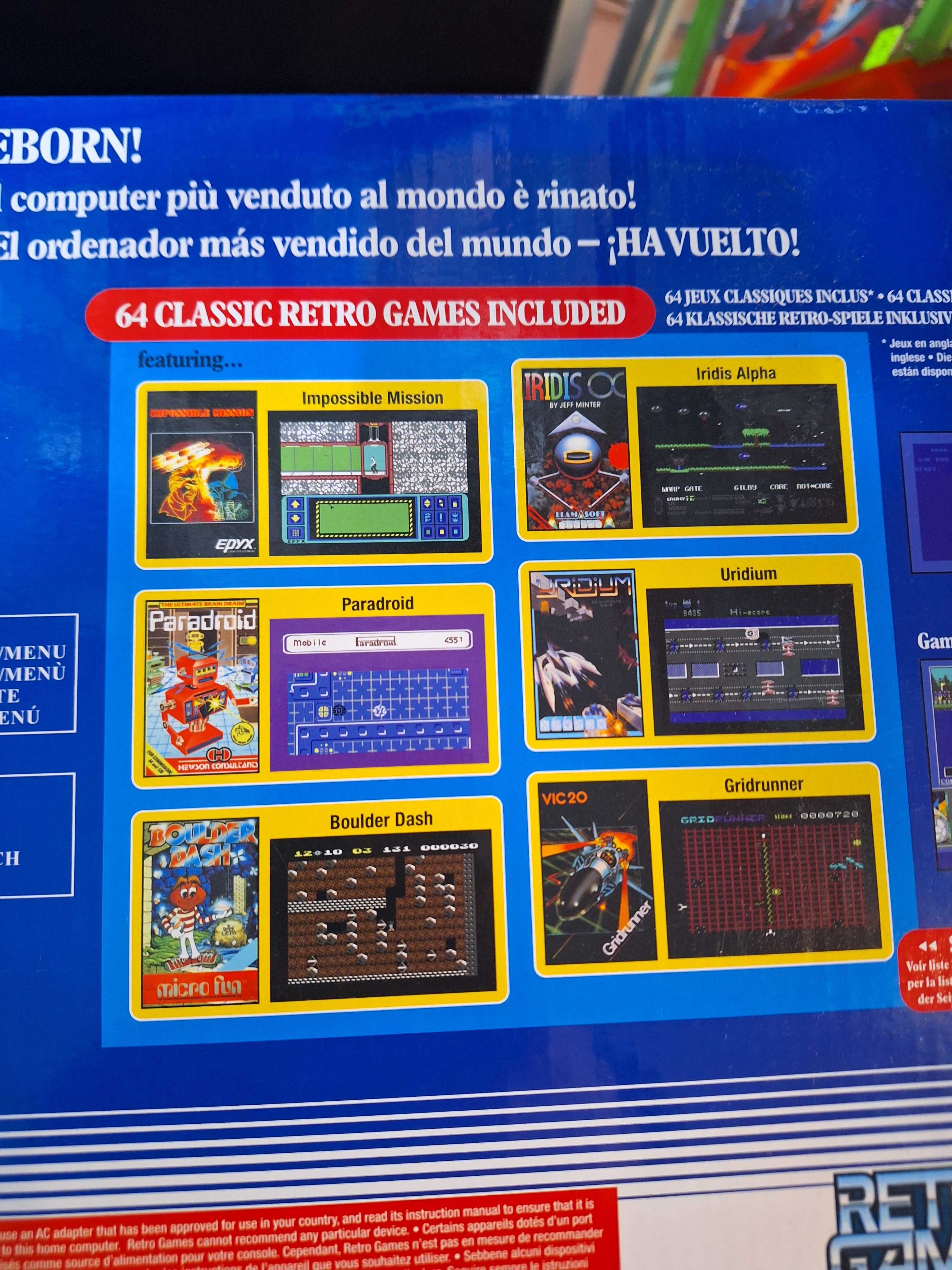 Jak NOWA konsola Commodore C64 MAXI 64 gry Retro HDMI