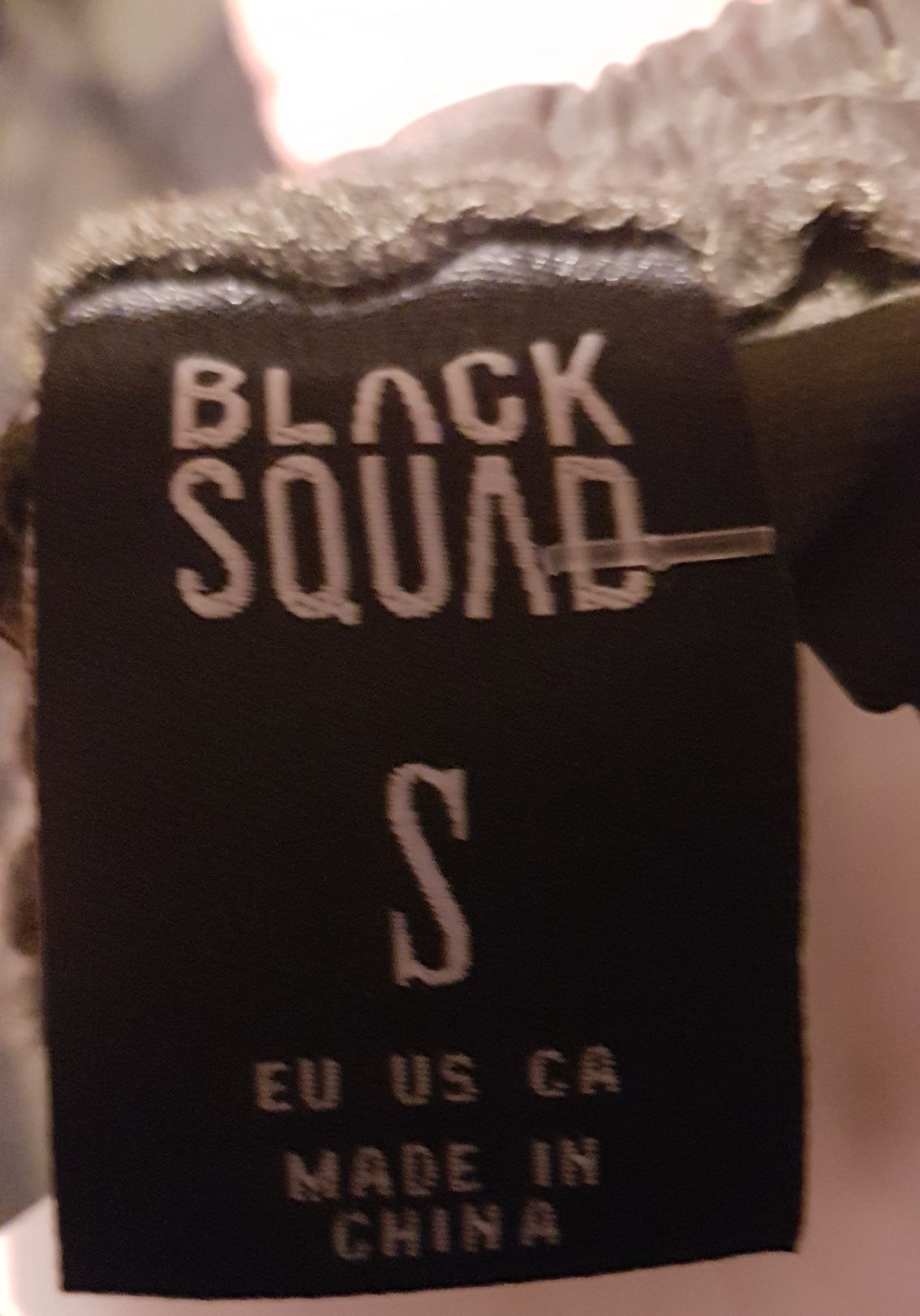 spodnie męskie bojówki Black Squard rozm S