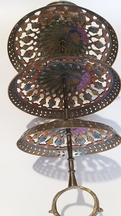 Тарелка трехъярусная горка