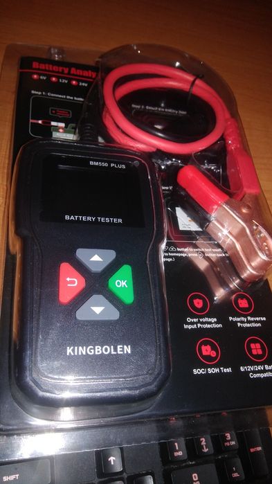 Тестер акумуляторний Kingbolen bm550 Plus