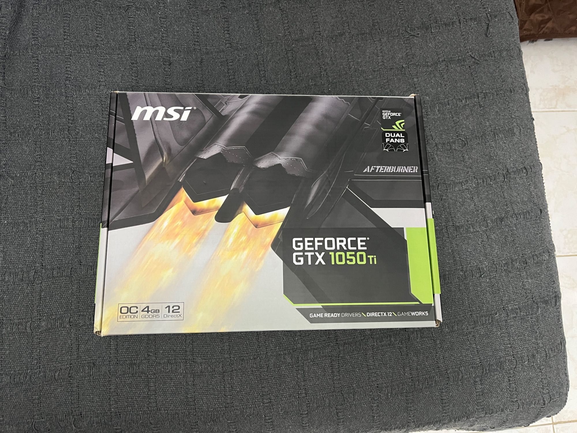Msi GeForce gtx 1050Ti OC 4 gb ddr5 dual fan