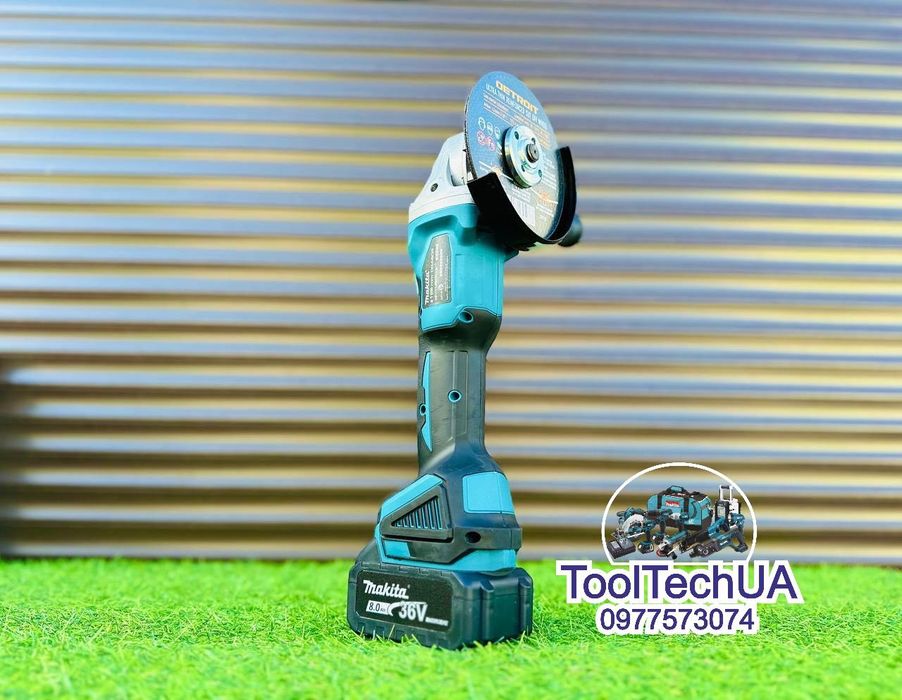 Акумуляторний Набор 2в1 Makita Болгарка DGA404 + Шуруповерт DHP485