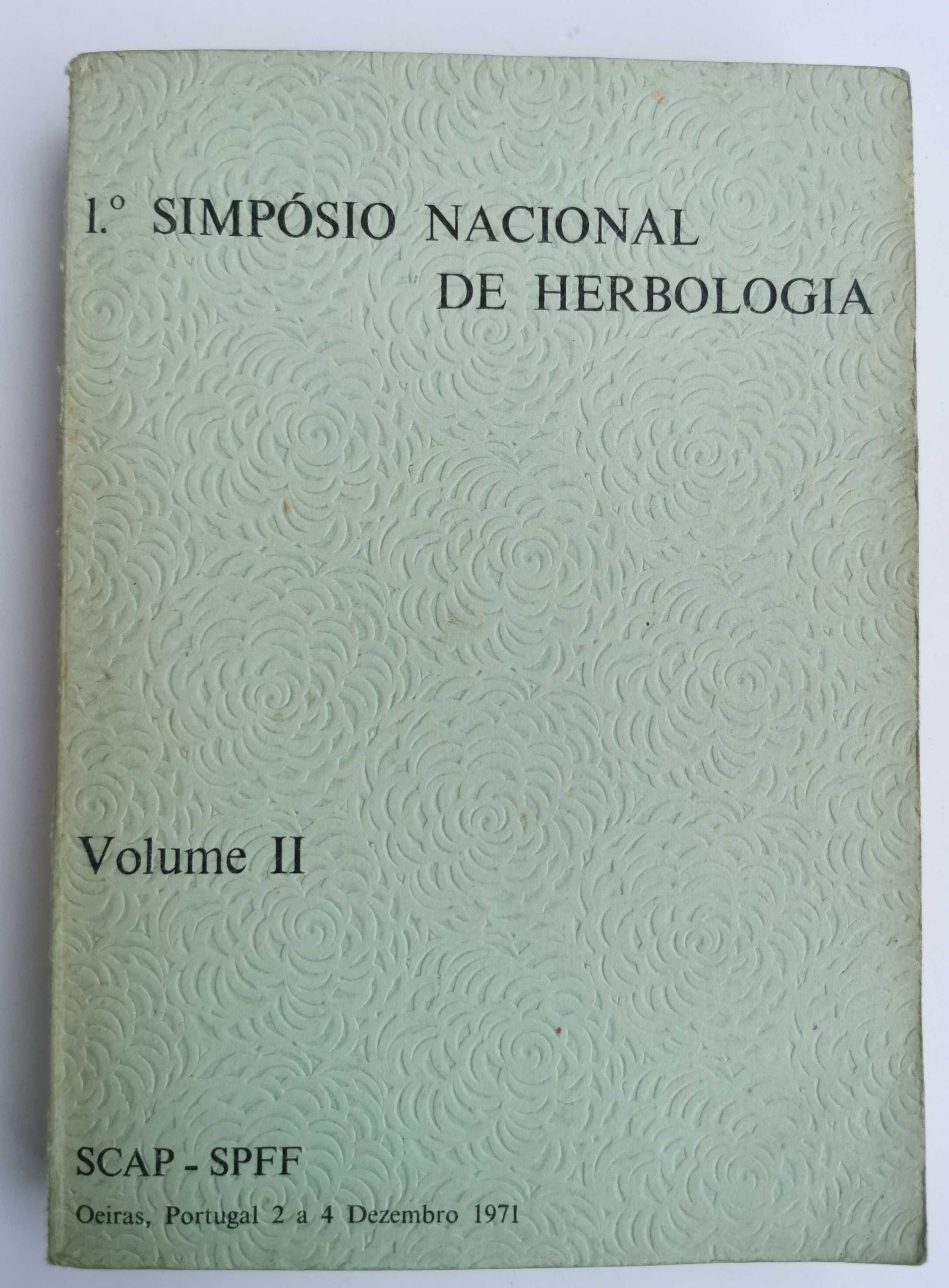 1º SIMPÓSIO NACIONAL DE HERBOLOGIA (1971) - VOLUME II