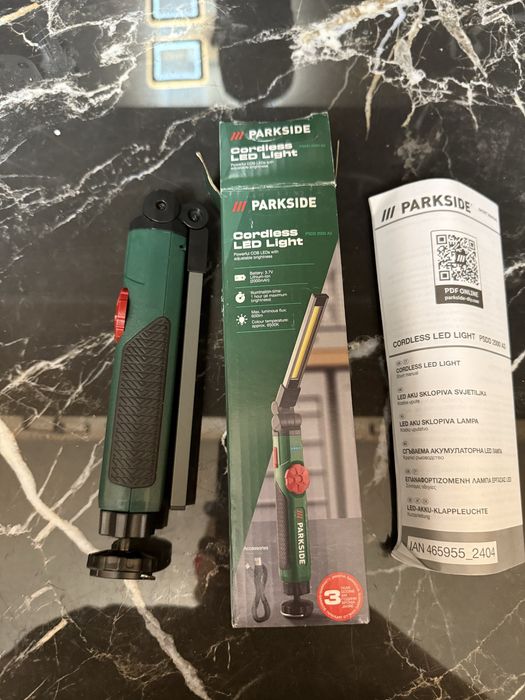 Акумуляторна світлодіодна лампа PARKSIDE PSDD 2000 A3 прожектор ліхтар