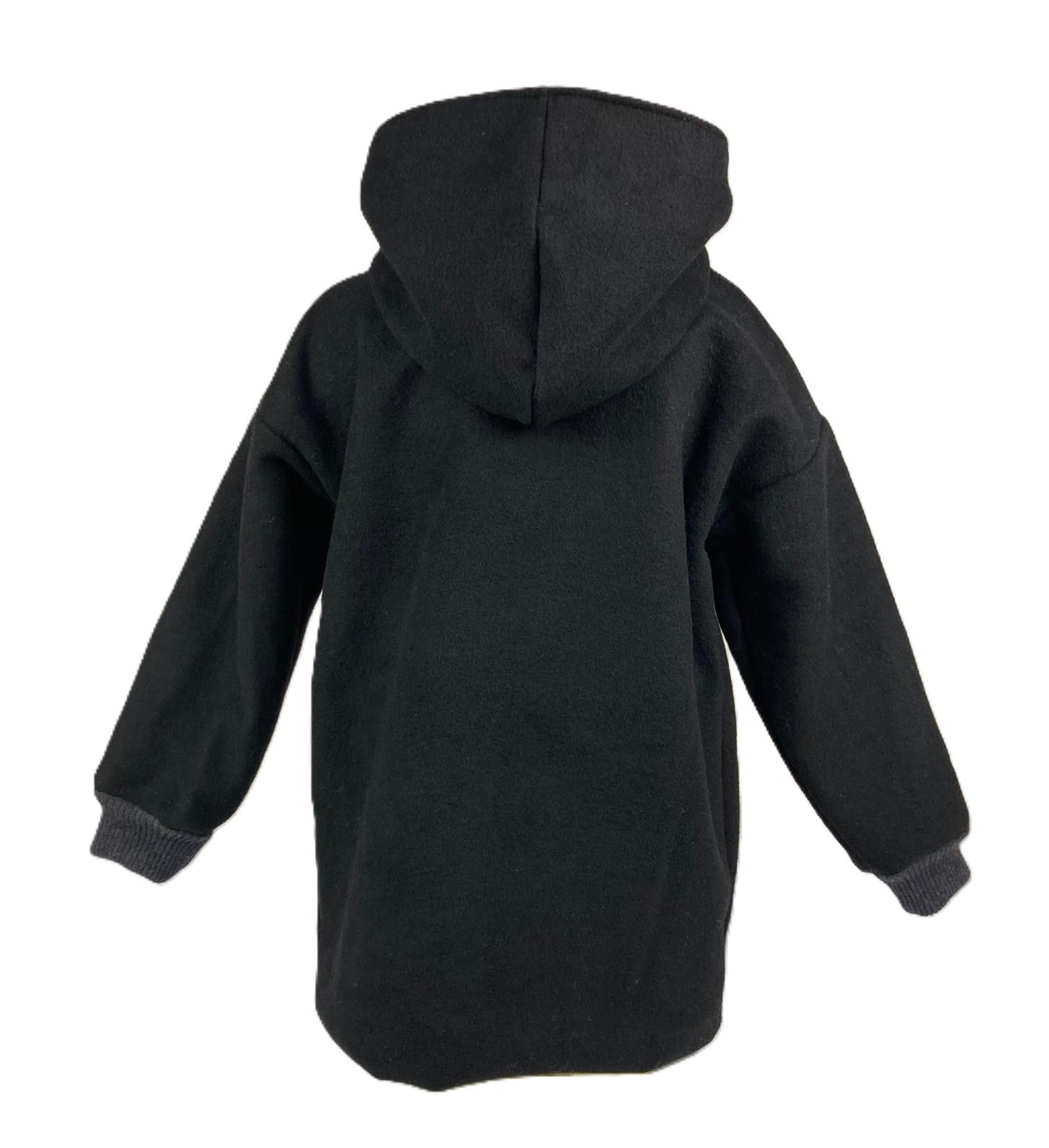 Kurtka wełniana 128 cm wełna parzona kurtka wełna 100% wełna wool
