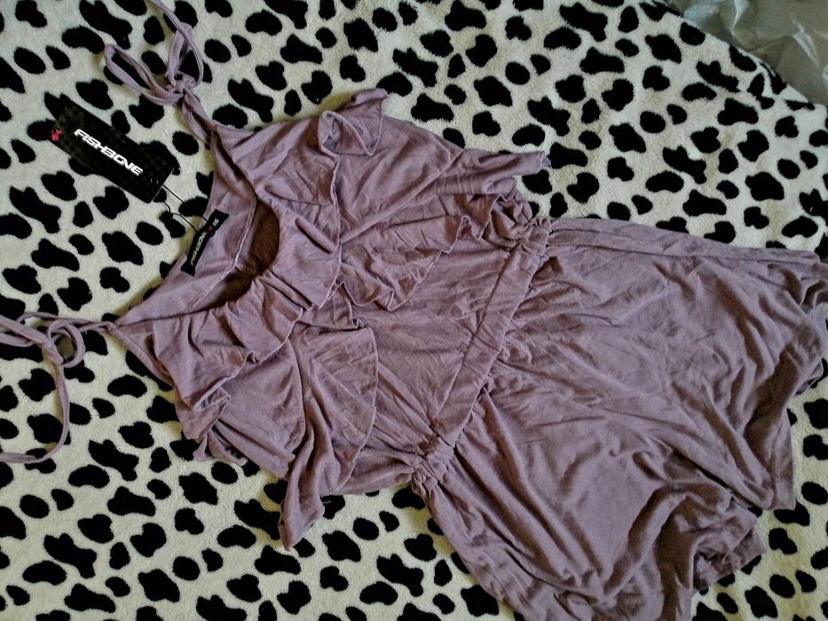 NEW YORKER kombinezon Z falbankami spodenki krótkie NOWY Z METKAMI! xs