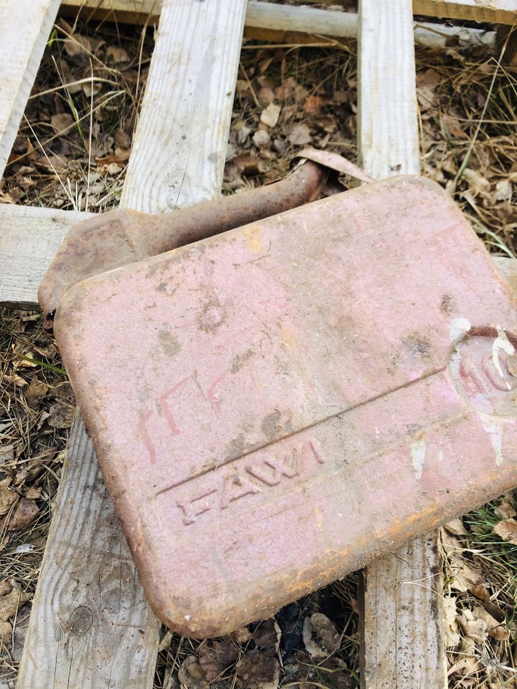 Kanister metalowy Faun Fawi oldtimer 10l