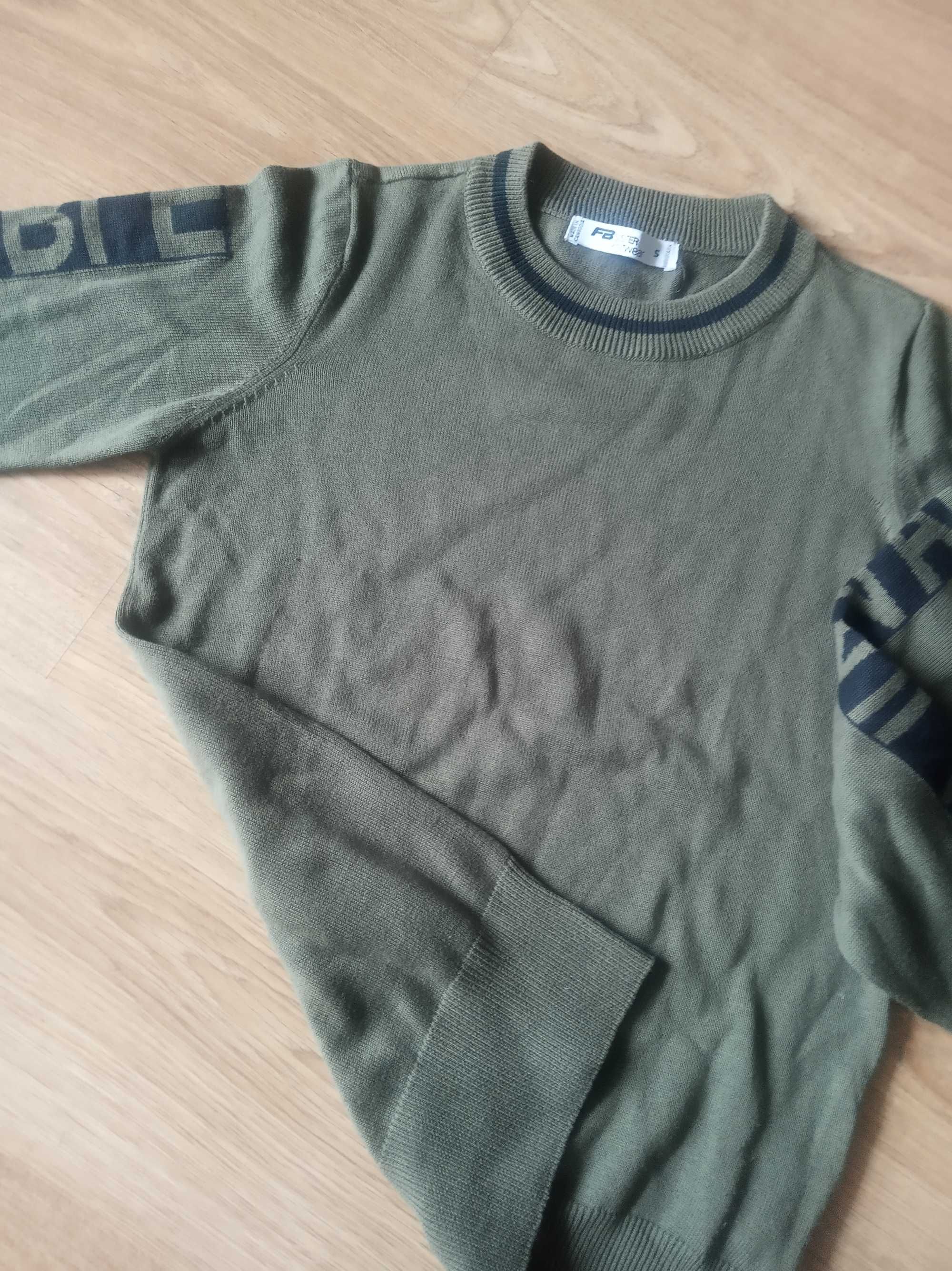 Sweter, dzianinowa bluzka khaki FB New Yorker