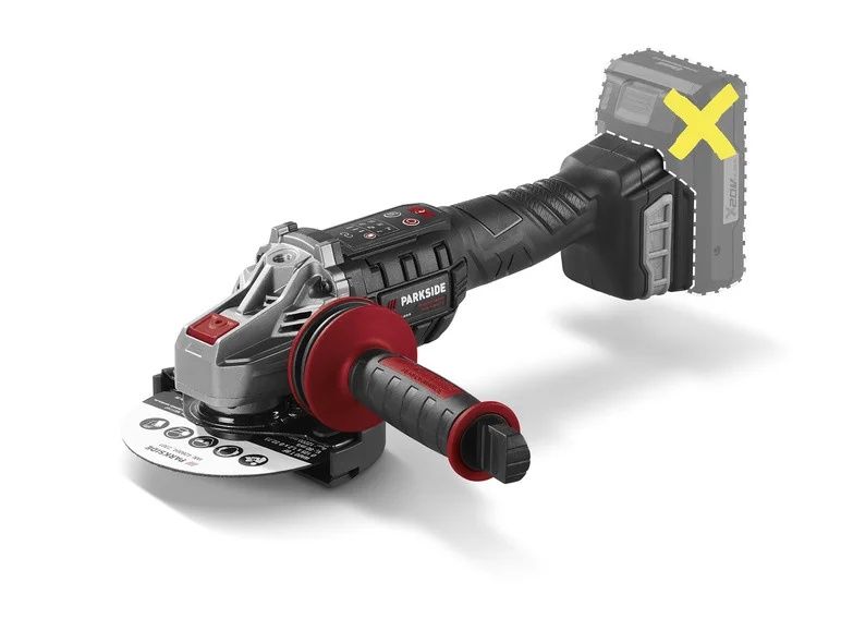 PARKSIDE PERFORMANCE Акум кутова шліфувальна машина/ болгарка/ PWSAP20