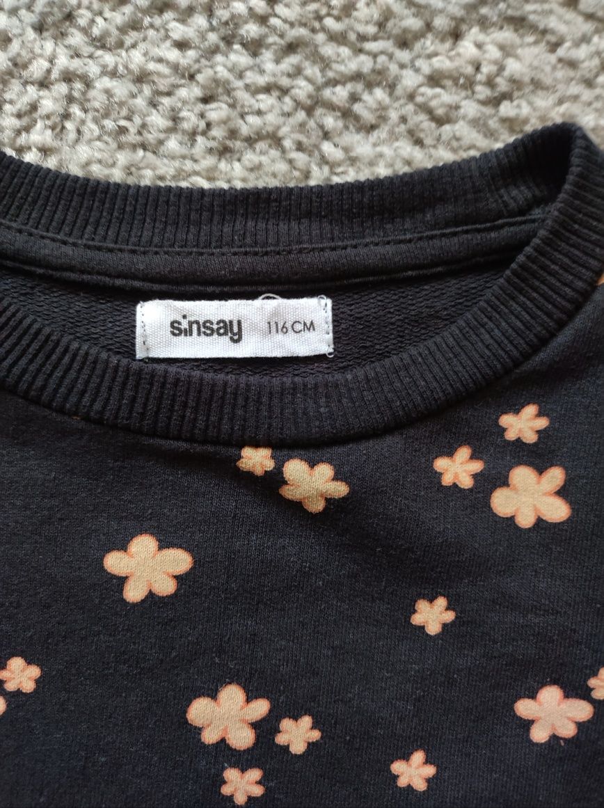Bluza dziewczęca, krótka, Sinsay, 116