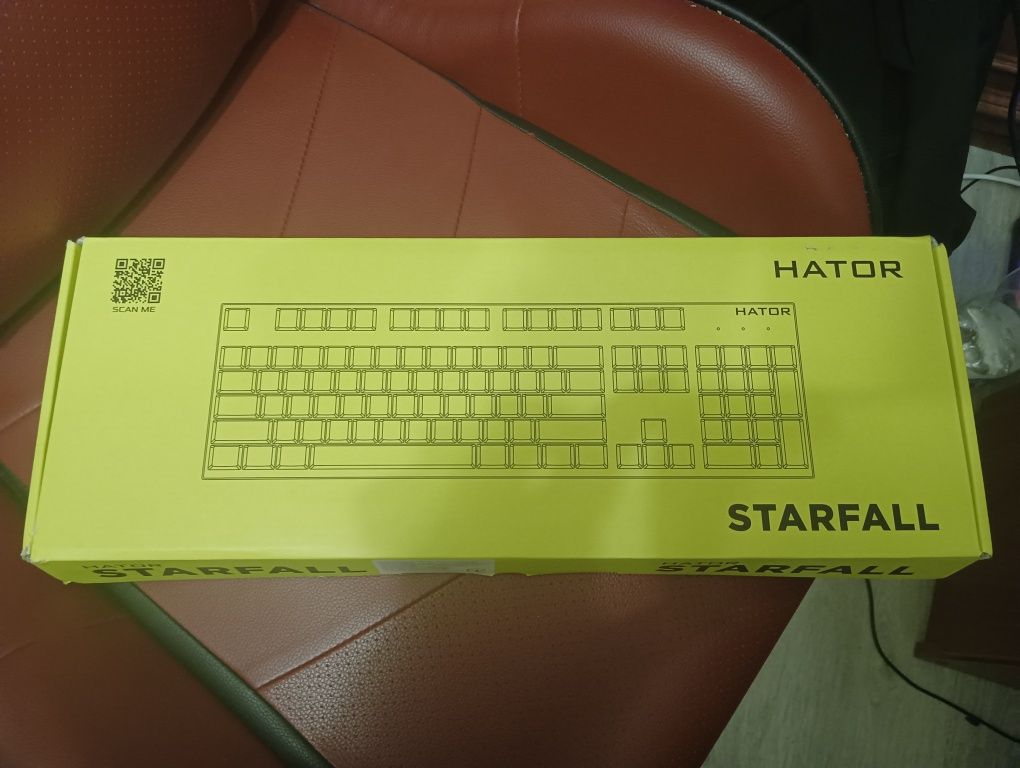 Продам клавіатуру hator starfall outemu red