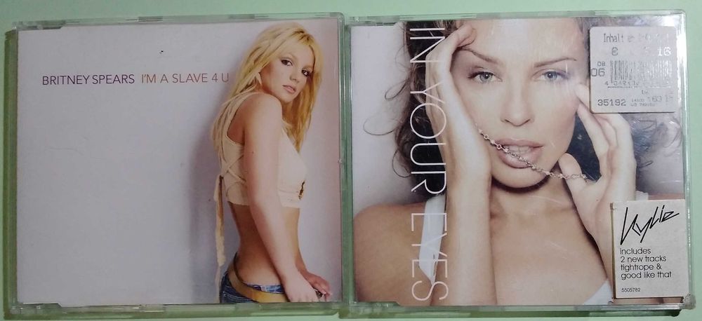 Britney Spears  I'm slave for you MCD i Kylie Minogue In your eyes MCD
