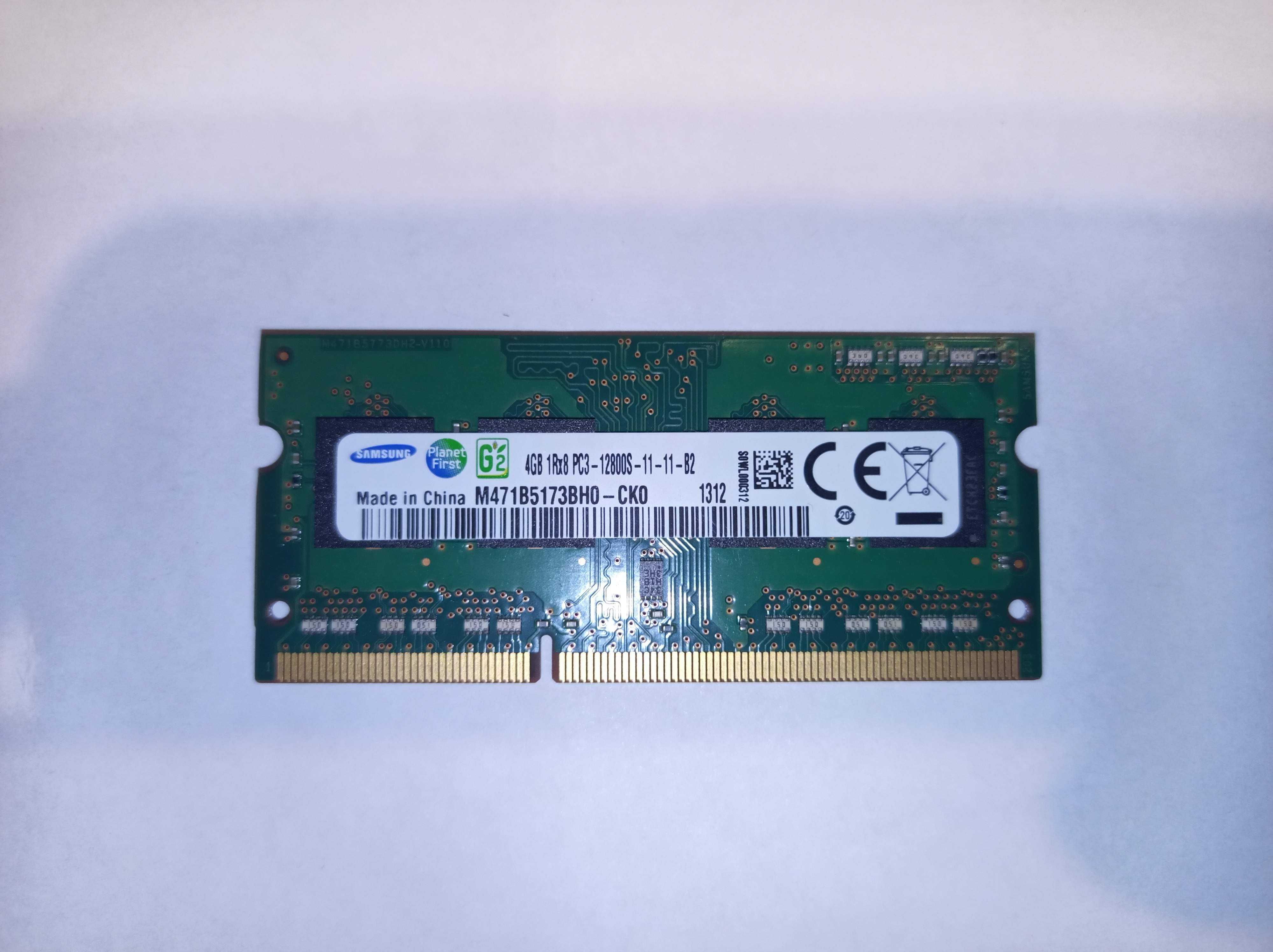 Оперативна пам'ять 4 ГБ, DDR3, Samsung  M471B5173BH0-CK0, для ноутбука