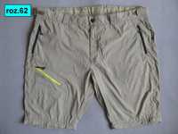 r.62 XXXL męskie krótkie trekkingowe spodnie letnie lato duże rozmiary