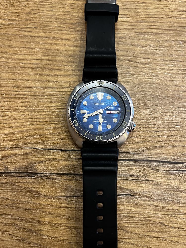 Seiko Prospex SRPE07K1 żółw turtle save the ocean