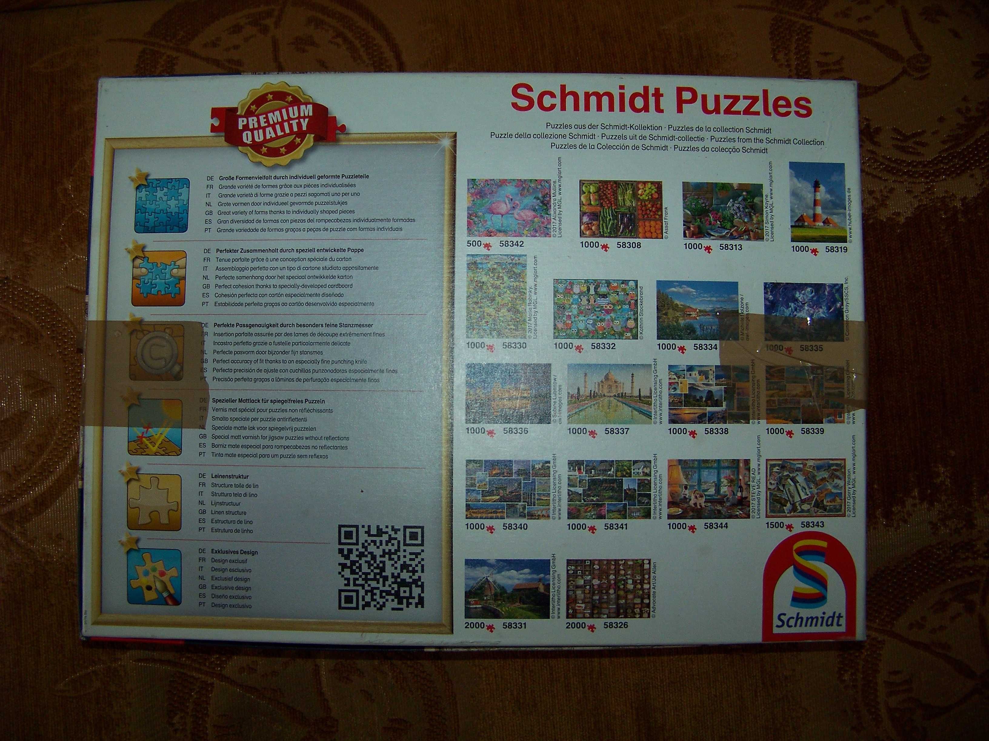 Puzzle Schmidt 2000 - 58178 Historyczna mapa świata