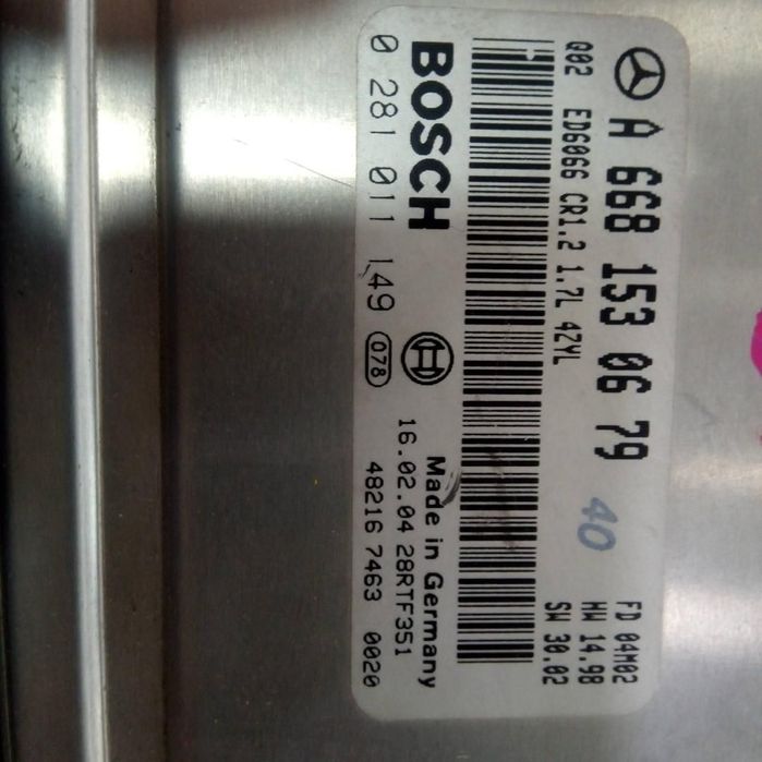 CENTRALINA DO MOTOR UCE MERCEDES-BENZ VANEO BM 414 COMPACT VAN