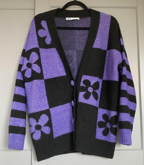 Zara kardigan owersize zapinany na guziki