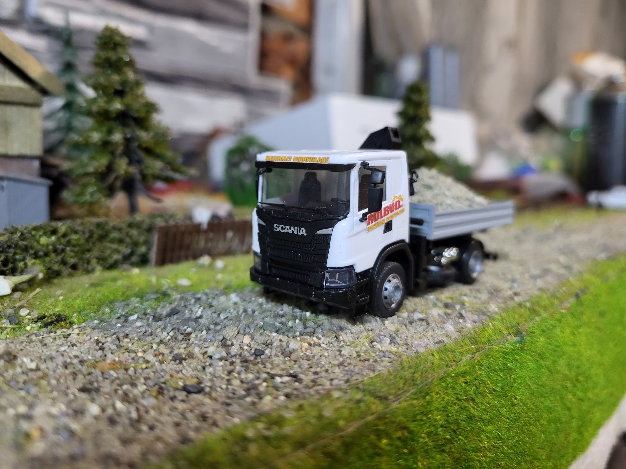 Scania XT wywrotka z HDS 1/87