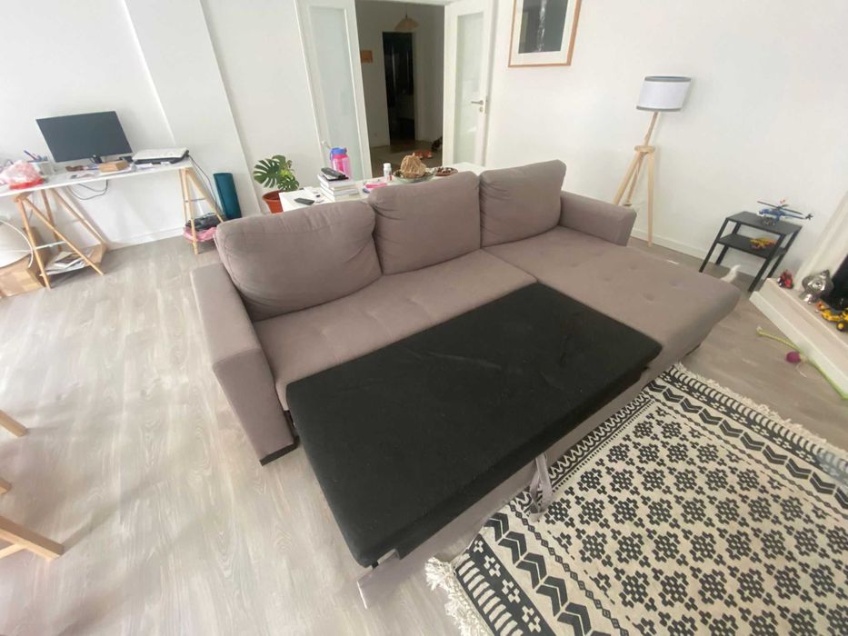 Chaise Longue com Cama Michigan II L252 x A90 x P152
