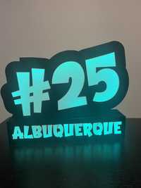 Candeeiro Led Personalizado