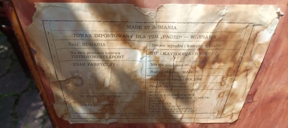 Piękne szafki nocne Vintage PRL Ludwikowskie