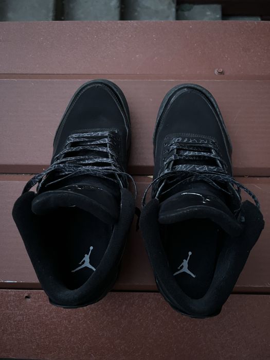 Jordan 3 black cat 44 розмір