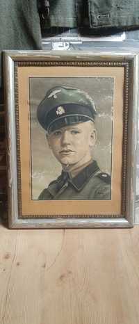 Obraz żołnierza waffen SS