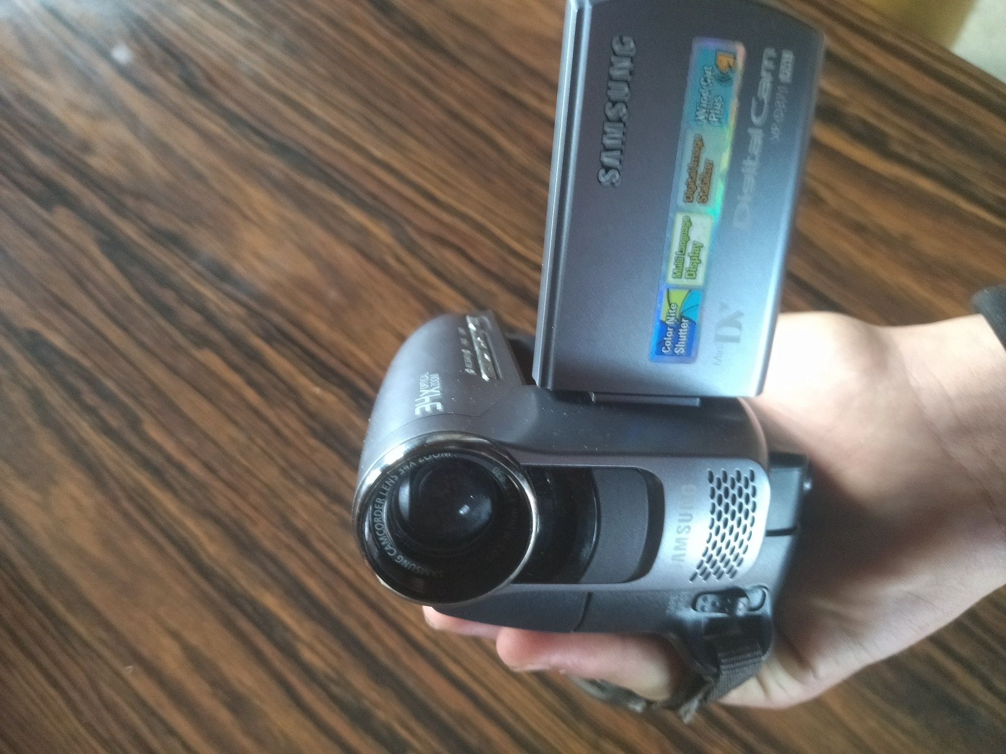 Câmera de filmar Samsung