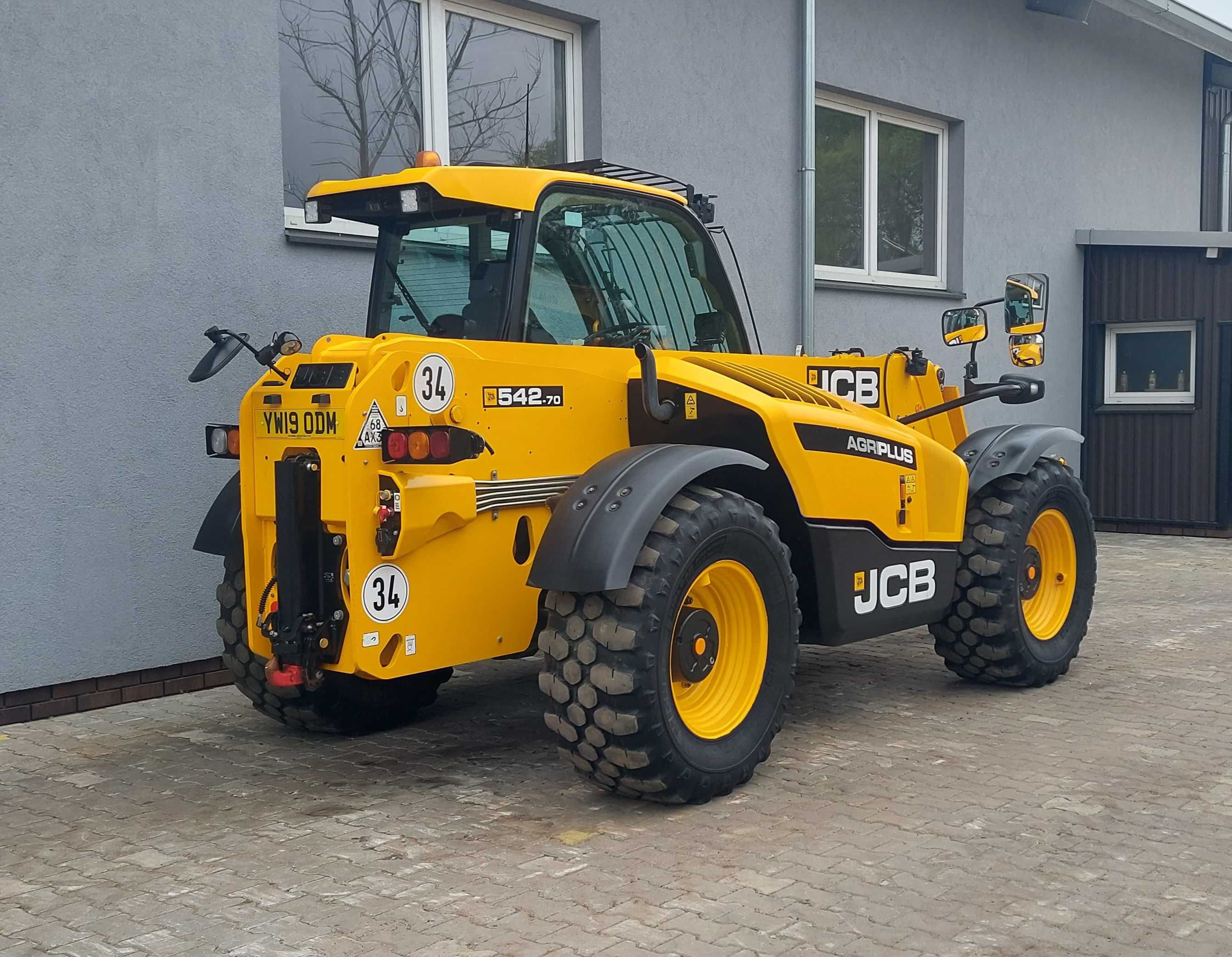 JCB 542-70 AGRI PLUS 3758h Oryginał Bogata Wersja Klima Ładowarka 4,2t