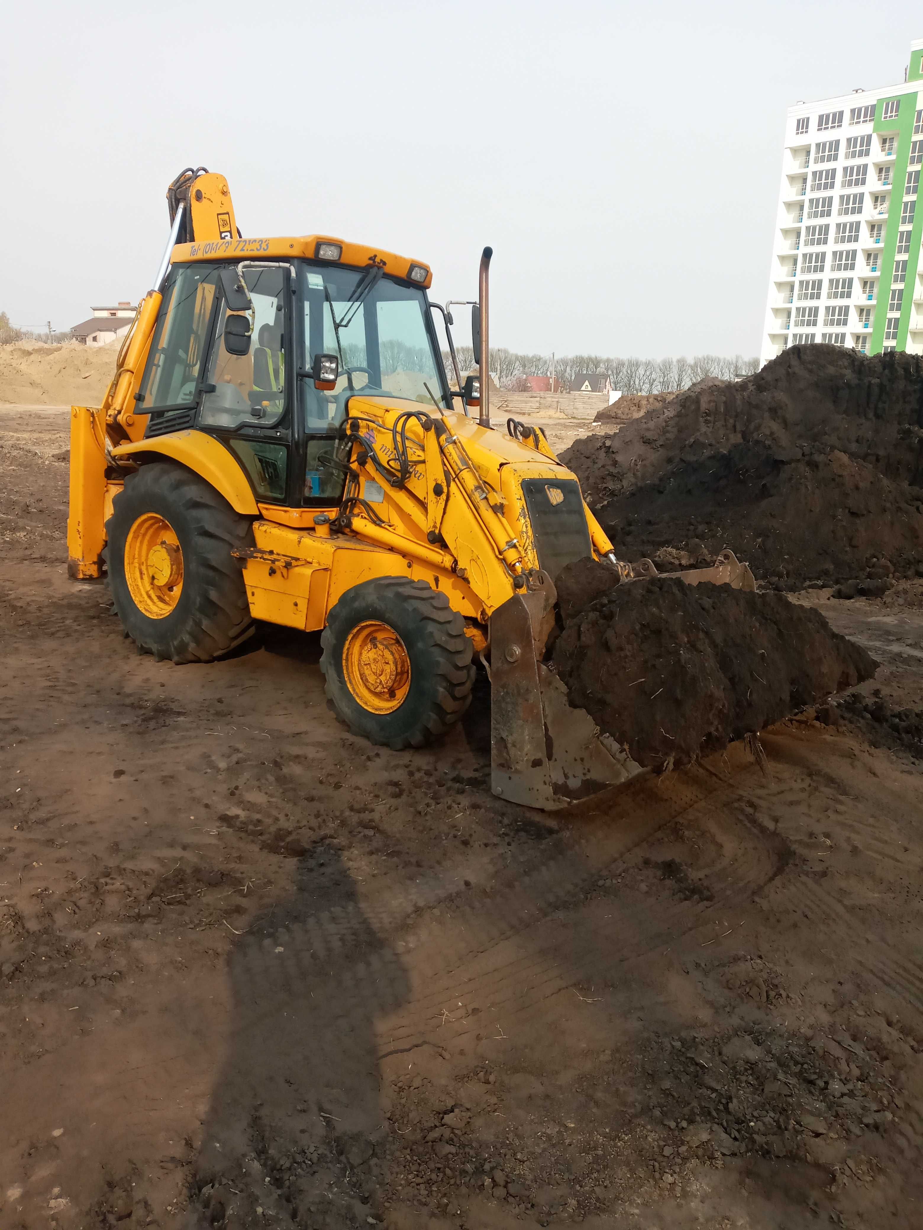 Послуги экскаватора JCB 3CX