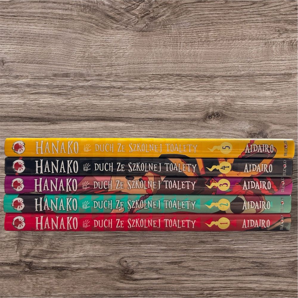 Zestaw manga "Hanako, Duch ze Szkolnej Toalety" tom 1-5